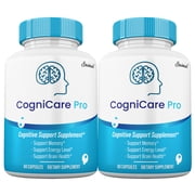 2 Pack Cognicare Pro Nootropic Capsules, Cognitive Support Brain Performance Focus Memory, Cogni care Pro Pills, 60 Capsules