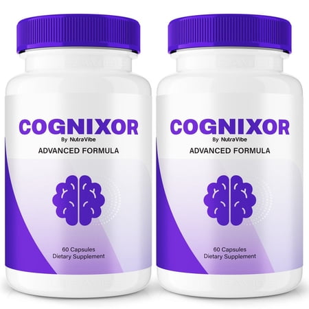 (2 Pack) Cognixor Pills – Daily Formula with a Natural Blend to Help Maintain Focus, Memory & Concentration | Clean, Gentle, Easy-to-Swallow Capsules for Everyday Sharpness (120 Capsules)