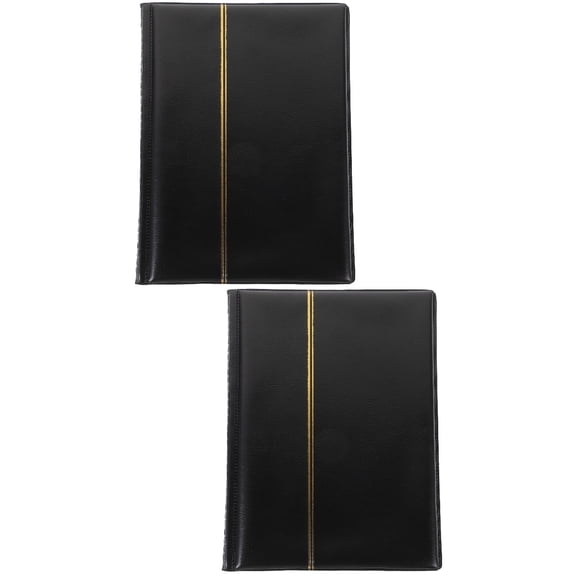 2-Pack Collection Organizer Books for Nickels and Quarters - Document Holder for Collectors