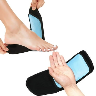 2 Pack Cold Therapy Wrap Cold Packs Reusable Gel Ice Pack Compress for Injuries Recovery and Pain Relief, Hand, Arch, Wrist, Elbow, Foot, Ankle, for Arthritis, Neuropathy, Sprains, Meniscus Tear