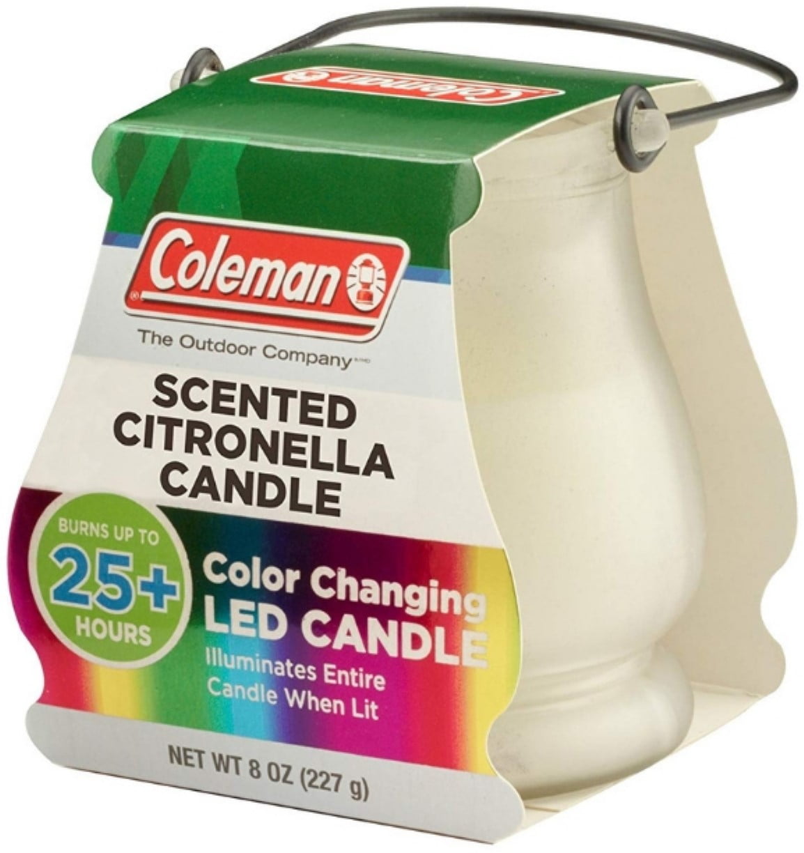 Coleman, Color Changing LED Citronella Outdoor Scented Candle, 2 Pack ...