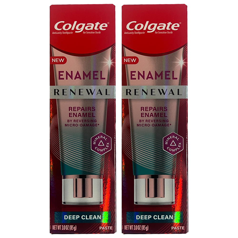 2Pack Colgate Enamel Renewal, Enamel Repair Toothpaste with Deep Clean