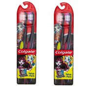(2 Pack) Colgate Monster High Toothbrush Value Set - Soft (Colors may Vary)