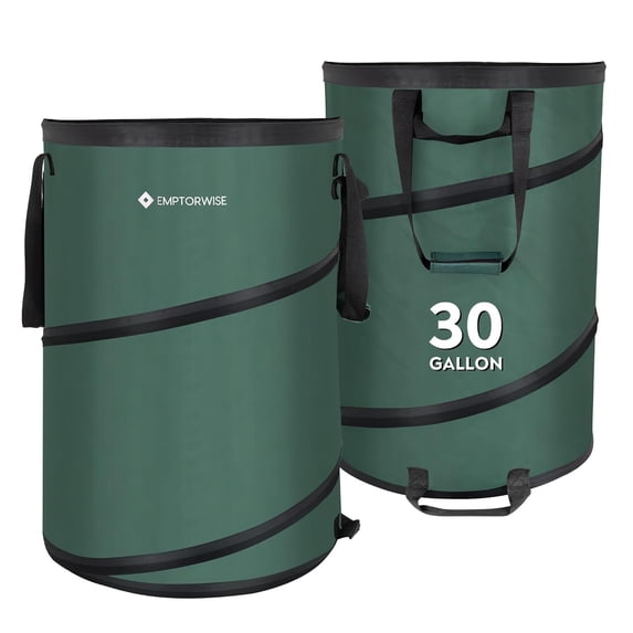 2-Pack Collapsible Pop up Trash Cans, Camping and RV Accessories for Inside & Outside, Camper Gear, Tent Essentials, Recycle Can, Travel & Trailer Must-Haves, Garbage Bin and Cool Stuff
