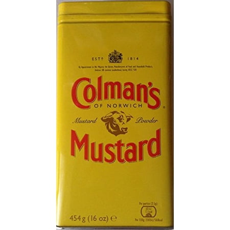 2 Pack Colman's Mustard Double Superfine Mustard Powder 16 Oz Each