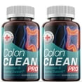 thumbnail image 1 of (2 Pack) Colon Clean Pro - Dietary Supplement for Digestion and Healthy Gut - Pills for Immune System, Digestive Function, Healthy Stomach, Reduces Bloat and Constipation - 120 Capsules, 1 of 2