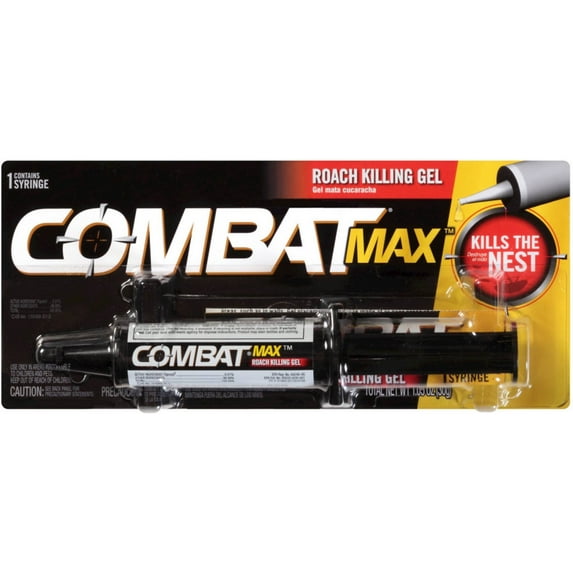 2 Pack - Combat Max Roach Killing Syringe Gel 1.05 oz good