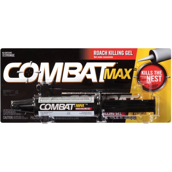 2 Pack - Combat Max Roach Killing Syringe Gel 1.05 oz good