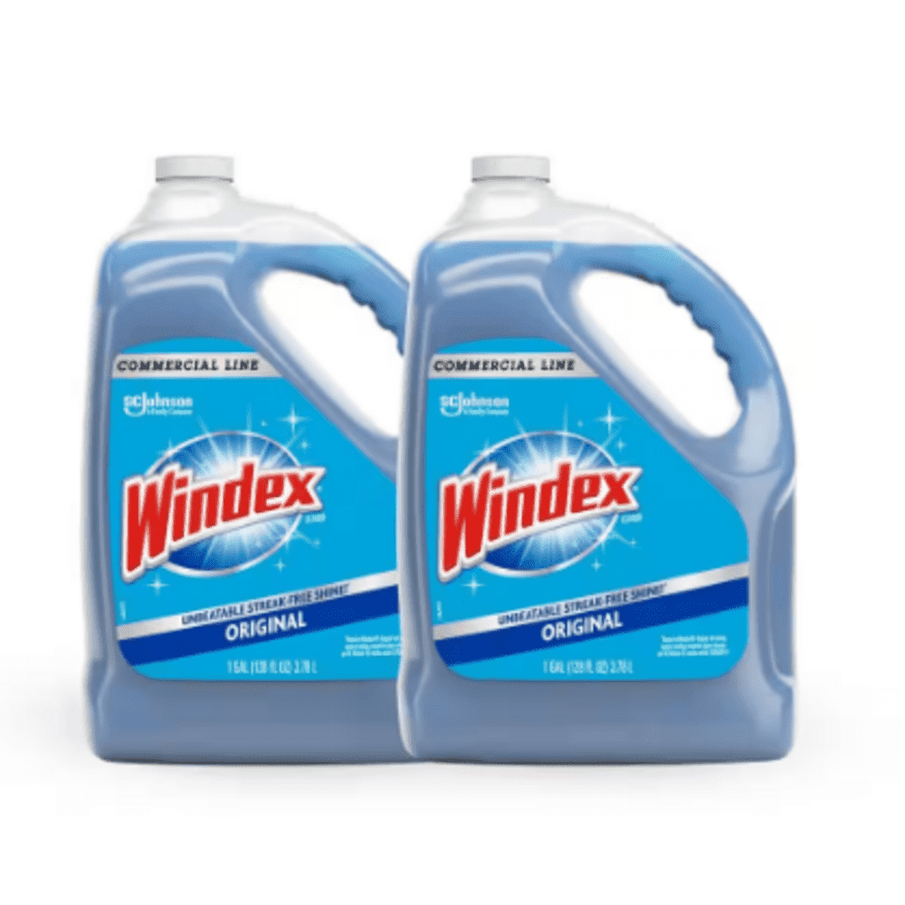 2-Pack Combo 128 oz. Commercial Original Glass Cleaner Refill