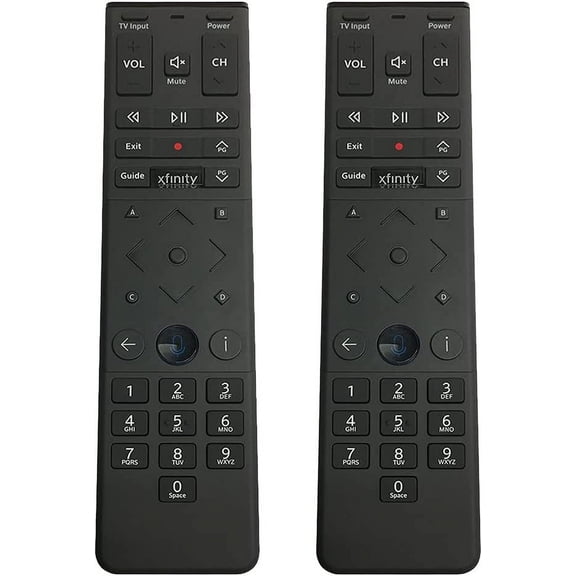 (2 Pack) Comcast XR15 Voice Control Remote for X1 Xi6 Xi5 XG2 (Backlight)