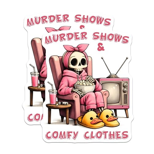 (2 Pack) Comfy Clothes Magnet - TV Sign - Fun Decor - 5" On Longest Side - Sticks to Smooth Flat Surfaces - Made in USA - MAG9768