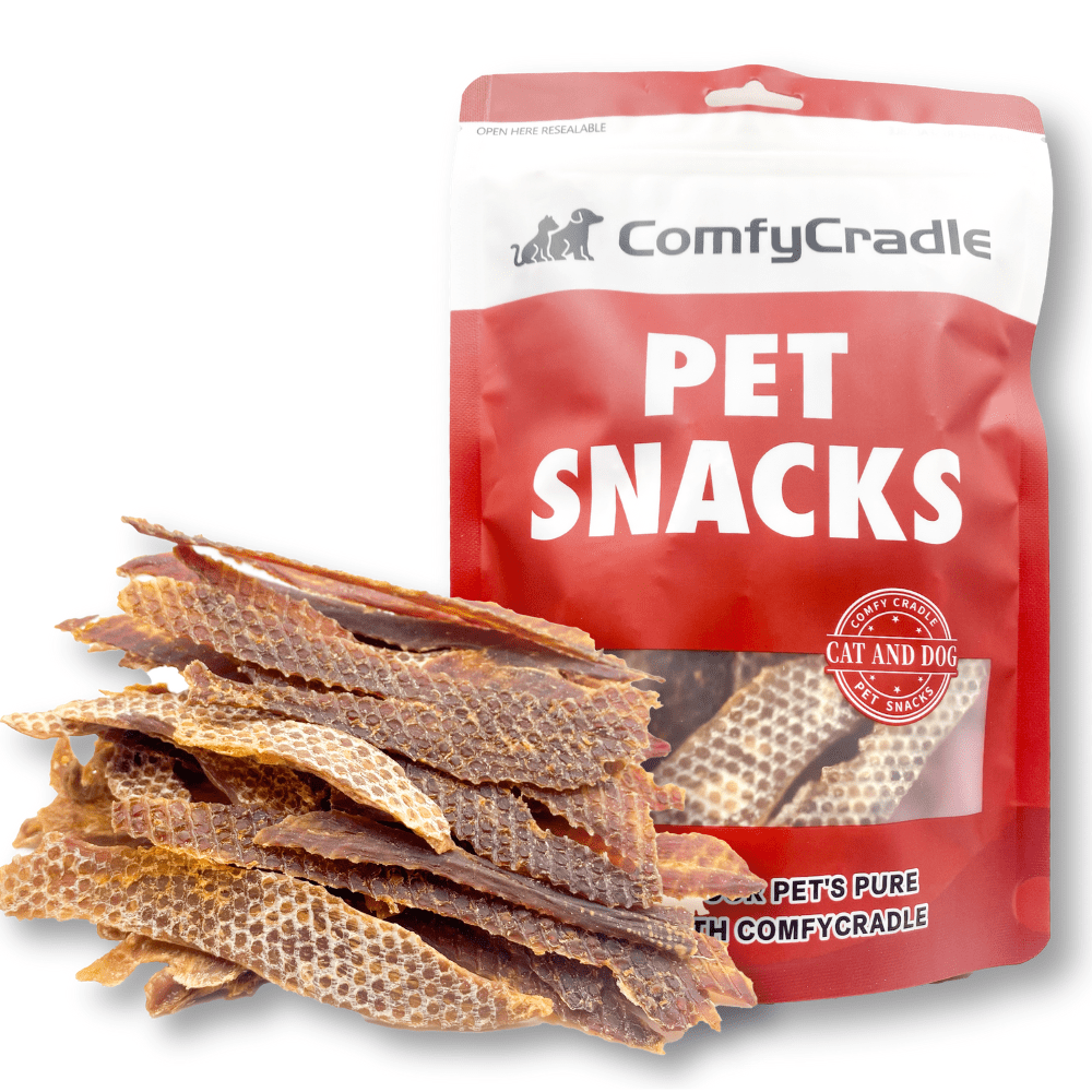 (2 Pack)ComfyCradle Air-Dried Duck Jerky, Novel Protein Dog Treats, 5.29 oz