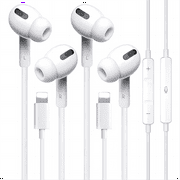 SIISLL 2 Pack Compatible with Apple Earbuds Wired Lightning ConnectorApple MFi Certified(Built-in Microphone&Volume Control) iPhone Headphones Earphones Wired with iPhone 14/13/12/SE/11/XR/XS/X/8/7-All iOS