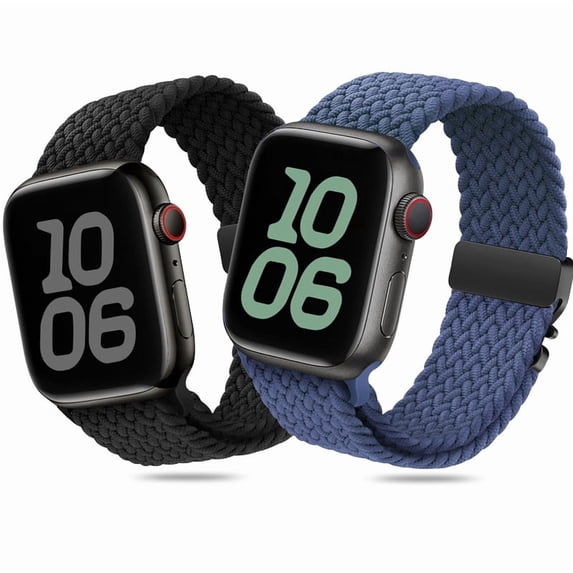 2-Pack Compatible Apple Watch Bands 38mm / 40mm / 41mm/ 42mm For Women and Men For Series 11 10 9 8 7 6 5 4 3 2 1 SE