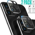 thumbnail image 1 of (2 Pack) Compatible for Apple iPhone 11 Camera Lens Screen Protector Tempered Glass High Definition Transparent Anti-Scratch Fingerprint Camera Lens Protection - Black, 1 of 6