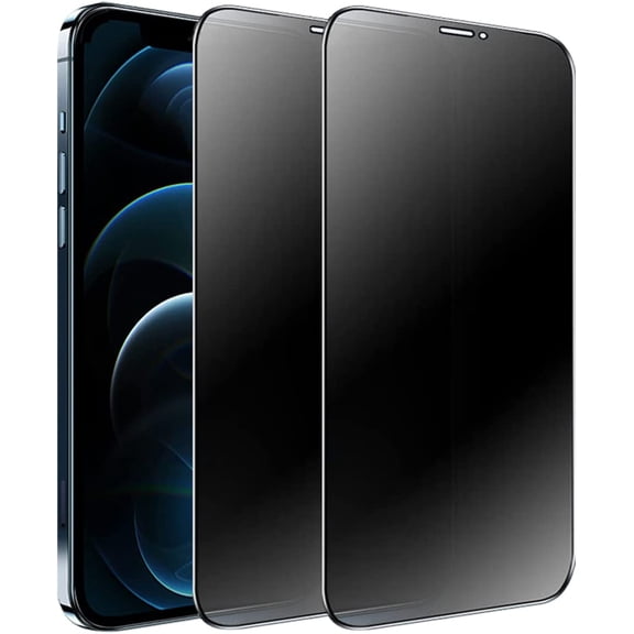 2 Pack Compatible with iPhone 12 Pro Max 6.7" Matte Privacy Screen Protector, Anti-Glare Anti-Spy Scratch Resistant Tempered Glass Film, Anti-Shatter, Rounded Edge Full Coverage