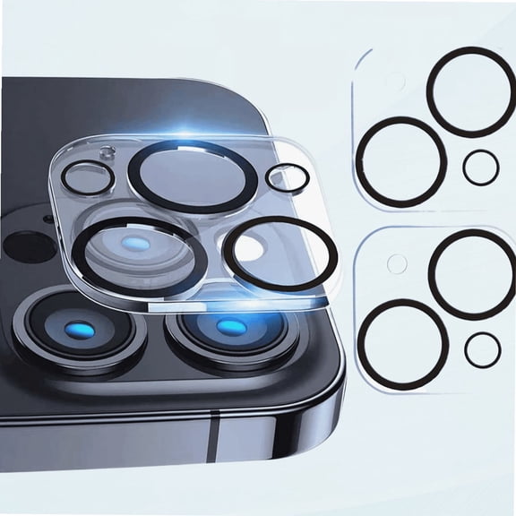 (2 Pack) Compatible with iPhone 13 Camera Lens Protector Clear, Apple iPhone 13/13 Mini Camera Cover Tempered Glass Clear 9H, iPhone 13 Back Camera Lenses Protection Accessories, (13 & 13Mini)