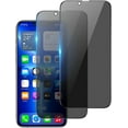 thumbnail image 1 of [2 Pack] Compatible with iPhone 13 Pro Max (6.7" 2021) Privacy Screen Protector, Anti-Spy Tempered Glass Film, 9H Hardness, Precise Cutout, Bubble Free, Scratch Resistant, Case Friendly, Upgraded, 1 of 5