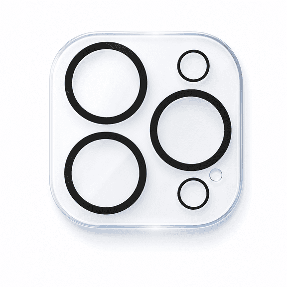 2 Pack 9H Tempered Glass Camera Lens Protector for iPhone 13 Pro/Pro Max