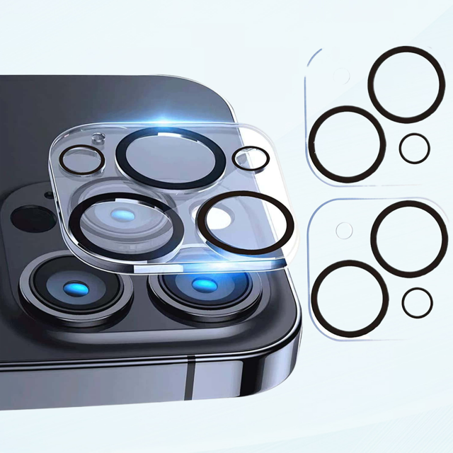 (2 Pack) Compatible with iPhone 14 Camera Lens Protector Clear, Apple