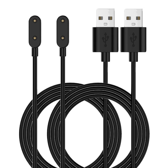 2 Pack Compatible with Samsung Galaxy FIT 3 Charger, 3.3FT Replacement Charing Cable for Samsung Galaxy FIT 3 SM-R390 Activity Tracker (Black&Black)