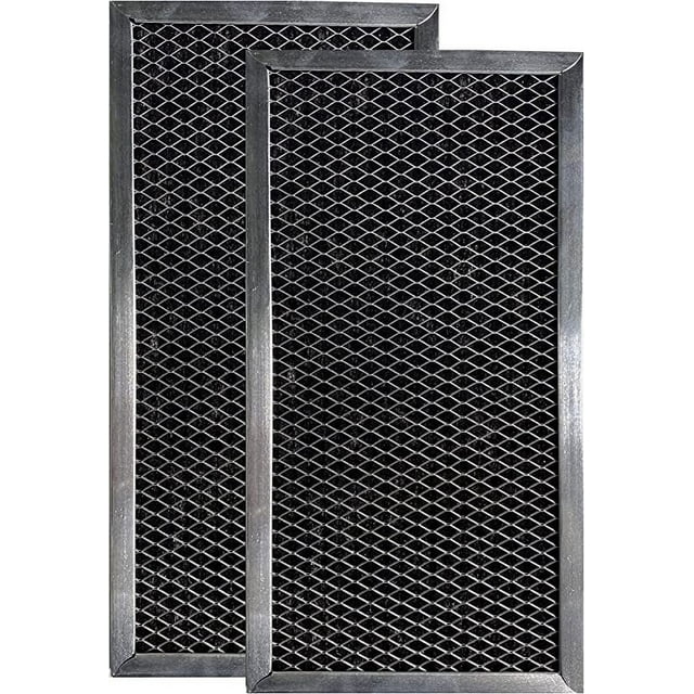 2Pack Compatible with W10120840A Whirlpool Microwave Hood Charcoal Filter Set by Air Filter