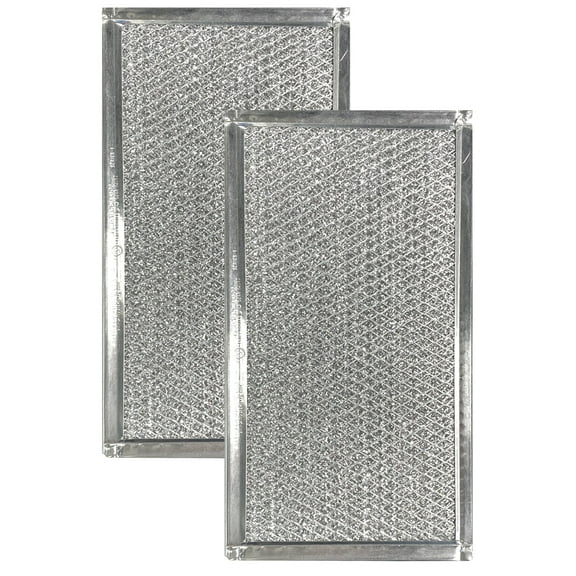 Air Filter Factory Replacement for 1266638 Whirlpool Aluminum Mesh Grease Filter 2-Pack