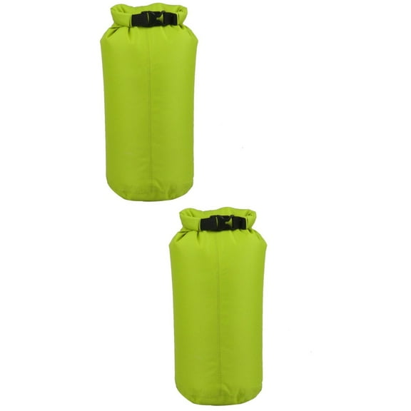 2 Pack Compression Dry Sack Bags for Outdoor Camping, Hiking, Sleeping Bag Protector with Resistance Bands