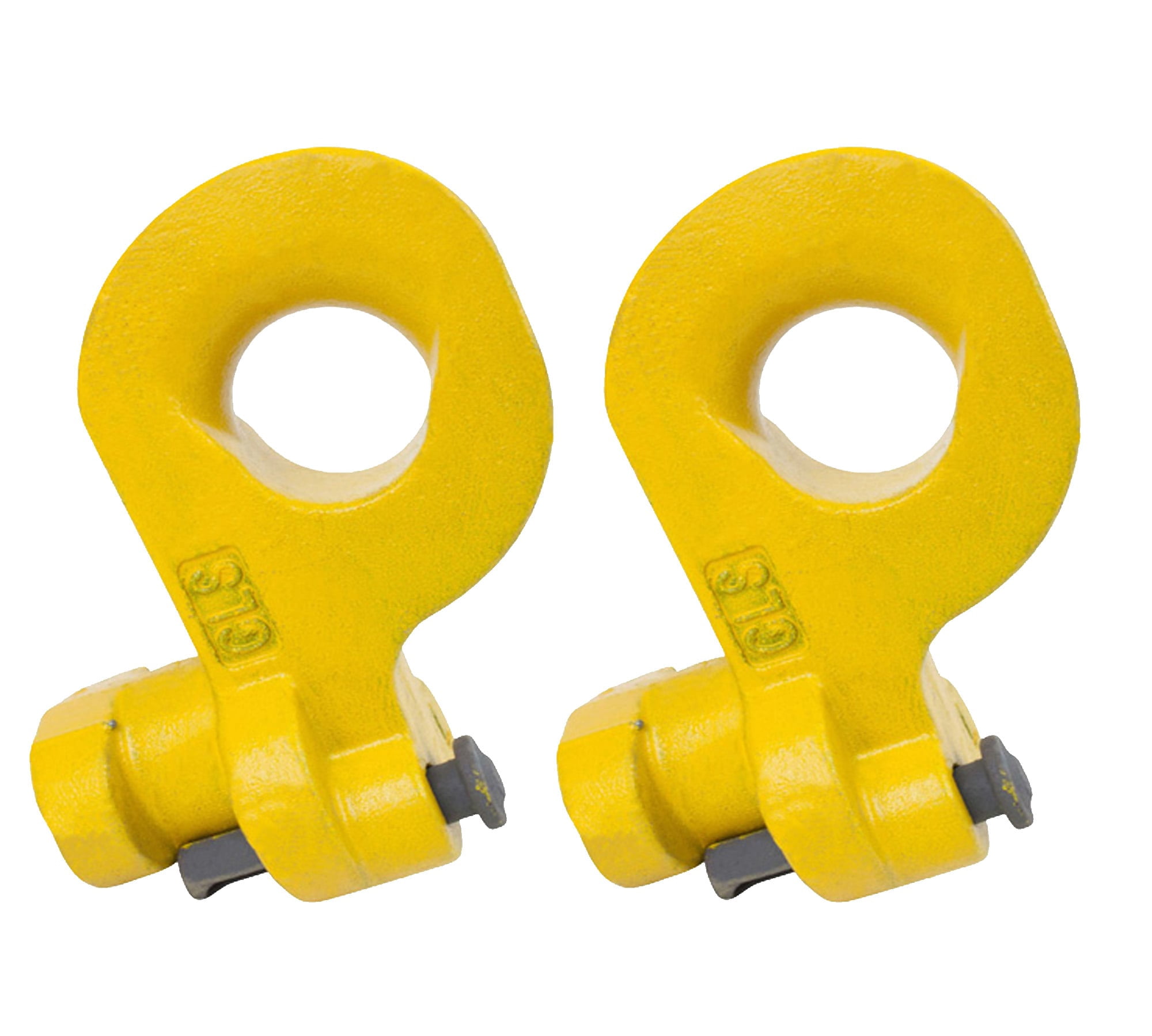 2 Pack 32 Ton Left-Side Shipping Container Lifting Hook – Hot-Dip ...