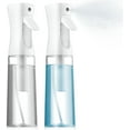 thumbnail image 1 of 2 Pack Continuous Spray Bottles - Ultra Fine Mist Sprayer | Water Spray Bottle For Hair Mister Spray Bottle | Hair Spray Bottles For Hairstyling, Cleaning, Salons - 2pk 6.8 OZ / 200 ML, 1 of 6