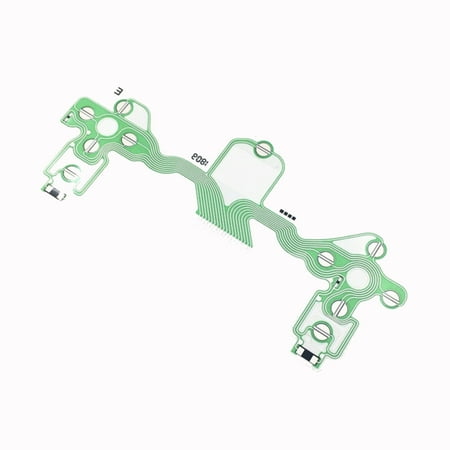 2 Pack Controller Green Conductive Film Keypad Flex Cable Ribbon for PS4 Gaming Device Parts Accessories
