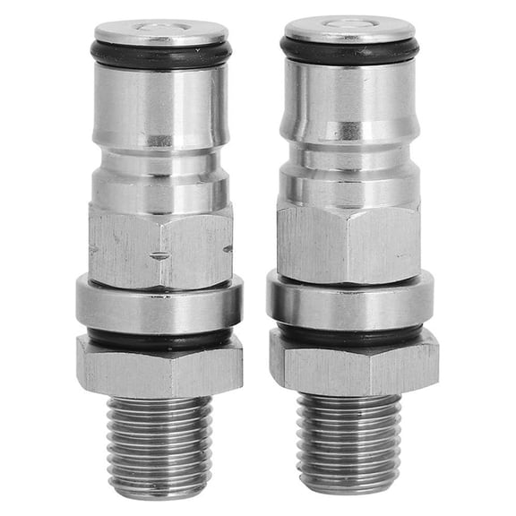 2 Pack Convenient Ball Lock Adapter Reliable Gas Valves Easy to Use Liquid Valves Suitable for Home Brew Beer Equipment