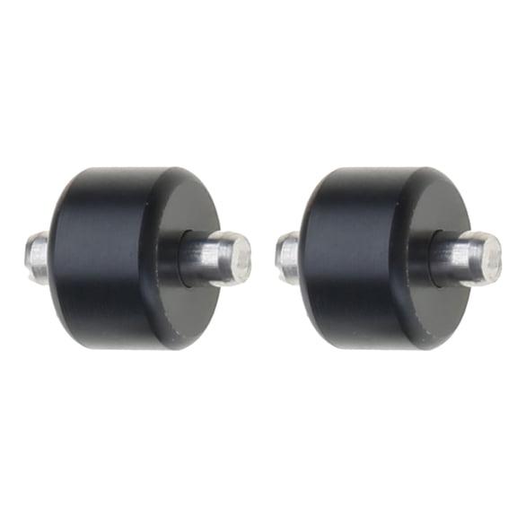 2 Pack Convenient Drive Wheel Set Replacement Caster Rolling Wheel Metal Texture