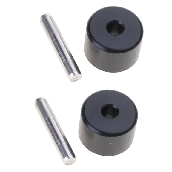 2 Pack Convenient Drive Wheel Set Replacement Caster Rolling Wheel Metal Texture