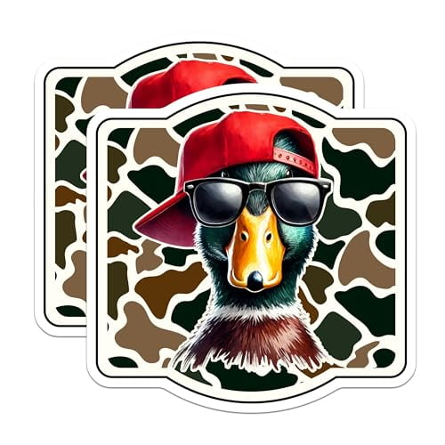 (2 Pack) Cool Duck Magnets - Fun Kitchen Decor - Cute Animal Magnets - 5" On Longest Side - for Cars, Fridges, Toolboxes - Made in USA - MAG6046