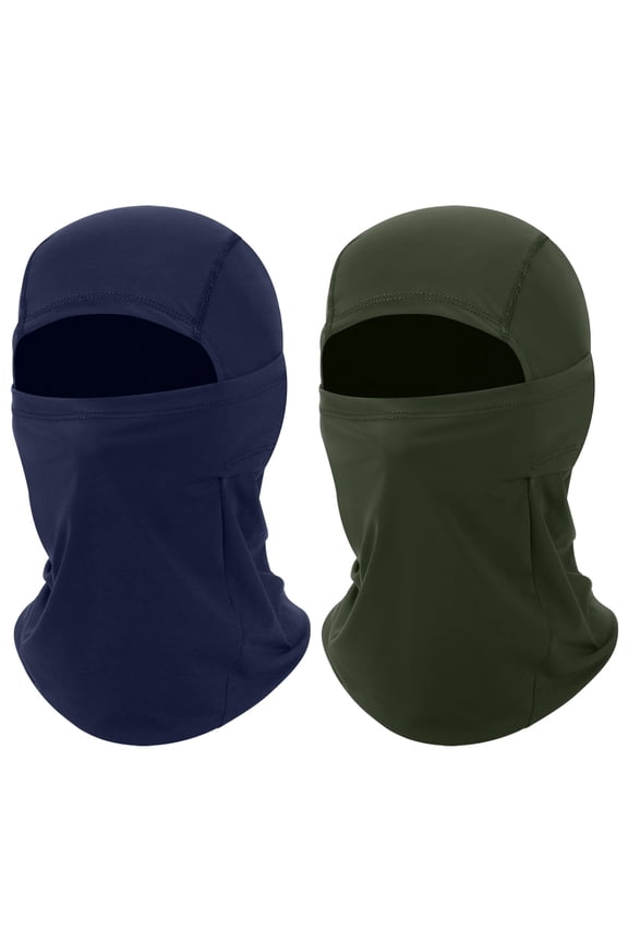 2 Pack Cooling Balaclava Summer Face Mask, UV Face Cover Sun Protection, Shiesty Full Face Masks for Men Motocycle Cycling