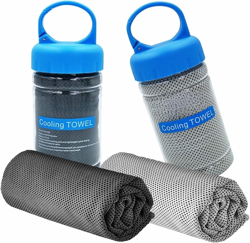 Kühlendes Handtuch Cooling Towel Mikrofaser 100 x 30cm Bunt