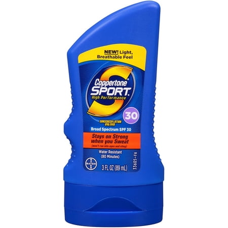 2 Pack - Coppertone Sport High Performance Sunscreen Lotion SPF 30 3 Oz