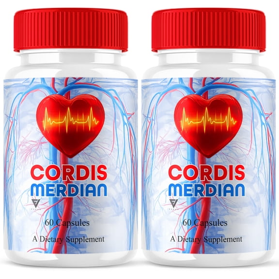(2 Pack) Cordis Merdian Blood Support, CordiMerdian Supplement (120 Capsules)
