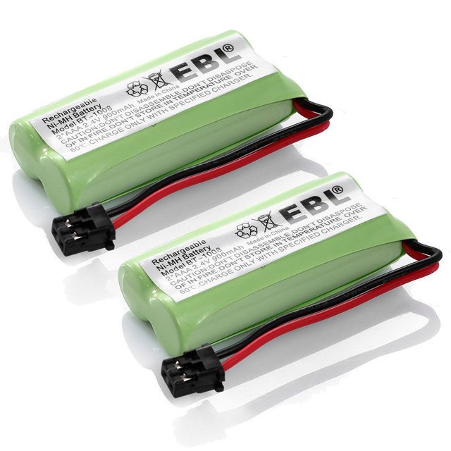 2 Pack Cordless Phone Battery for Uniden BT1008 BT1021 BT1008 BT1016