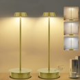 2 Pack Cordless Table Lamp Rechargeable 5000mAh Battery Operated LED