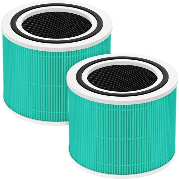 2 Pack Core 300 Replacement Filter for LEVOIT Core 300 and Core 300S Air Purifier, 3-in-1 Core 300 Pet Aller-gy Filter Efficiency Activated Carbon Filtration System, Core 300-RF-PA