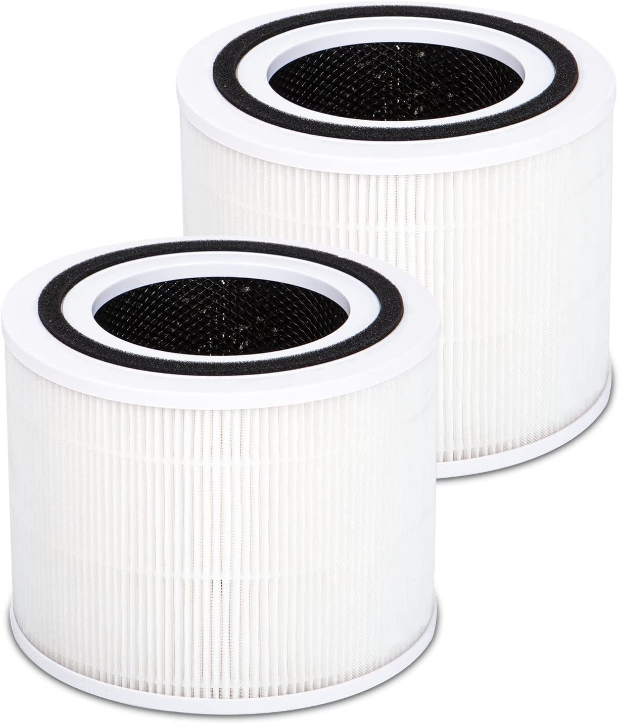 2 Pack Core 300 Replacement Filter Compatible with LEVOIT Core 300 and Core  300S Air Purifier, 3-in-1 H13 True HEPA Filter, High-Efficiency Activated  Carbon - Compared to Part # Core 300-RF (White) 