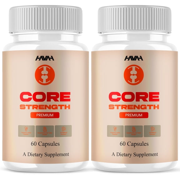 (2 Pack) Core Strength Daily Health Management Support, CoreStrength Maximum Overall Health Supplement (120 Capsules)