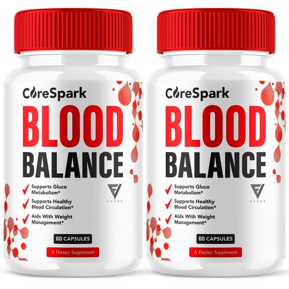 (2 Pack) CoreSpark Blood Support Supplement Core Spark Advanced Formula, CoreSparks Premium Support Pills (120 Capsules)