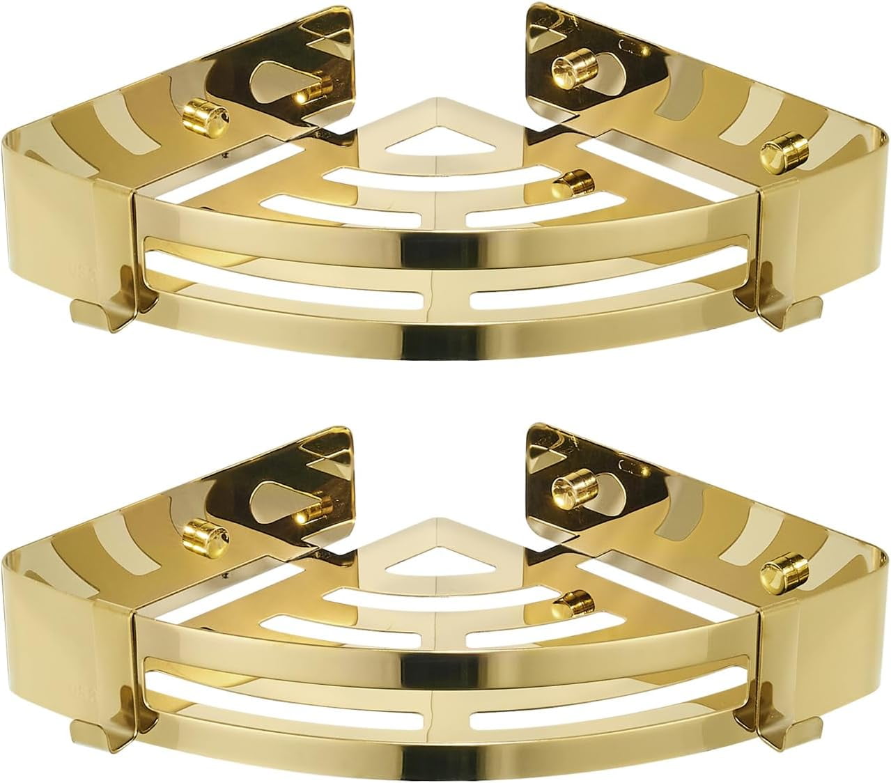 2Pack Corner Shower Caddy,Wall Mounted Corner Shower Shelf,Shower Rack