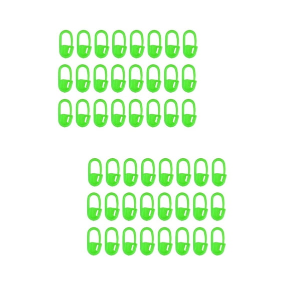 RENACLIPY 2000-Piece Plastic Locking Crochet and Knitting Markers Set for Crafting Projects