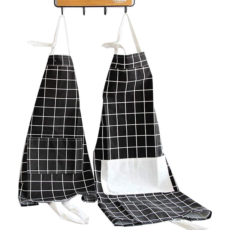 Personalized Mother and Daughter Navy Gingham Apron Set