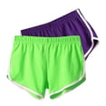 thumbnail image 1 of 2 Pack:Cotton Yoga Dance Short Pants for Woman Summer Athletic Cycling Hiking Sports Shorts Dolphin Soft Comfy Shorts, 1 of 2