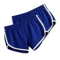 thumbnail image 1 of 2 Pack:Cotton Yoga Dance Short Pants for Woman Summer Athletic Cycling Hiking Sports Shorts Dolphin Soft Comfy Shorts, 1 of 2